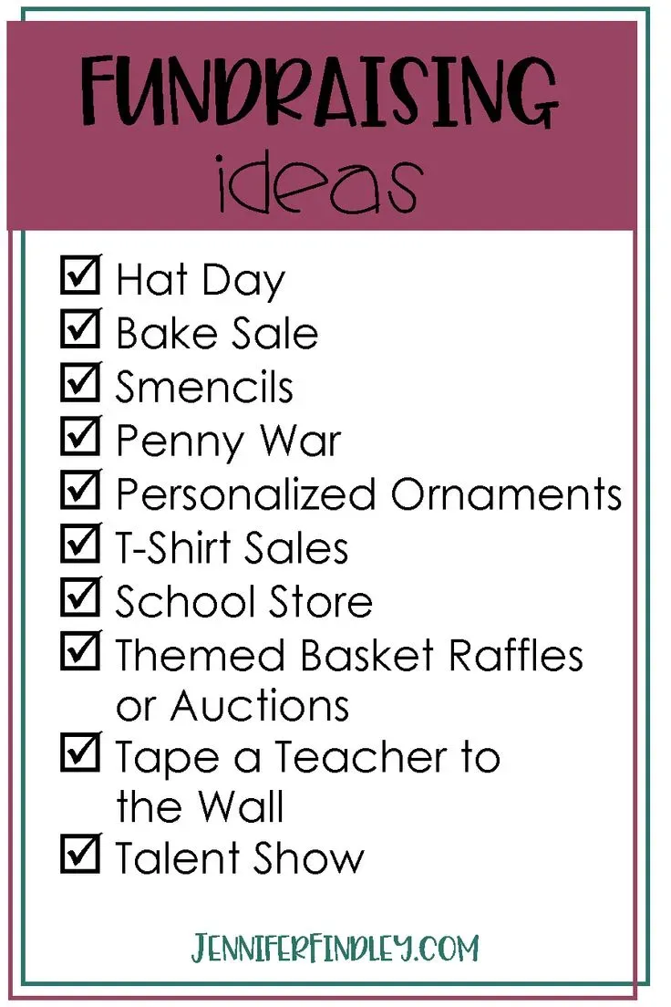 Simple easy fundraising ideas for middle school students