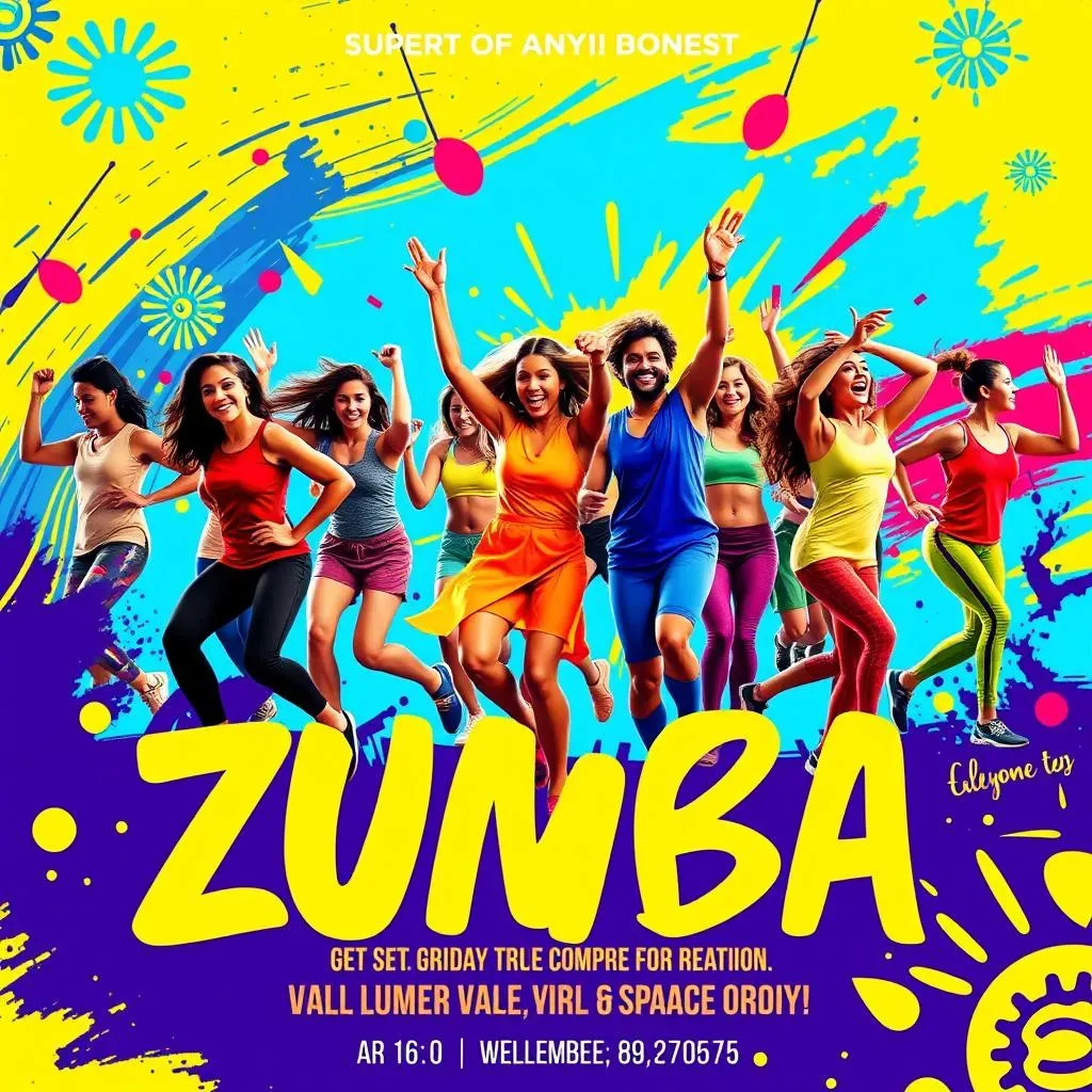 Spice Up Your Cause: Crafting the Perfect Zumba Fundraiser Flyer